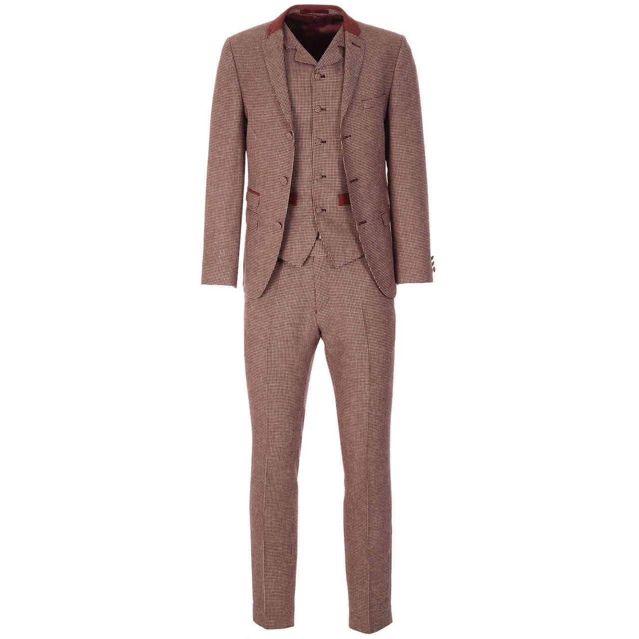 Mod 3 Button Dogtooth Suit Jacket 6 Mod 3 Button Dogtooth Suit Jacket - Image 4