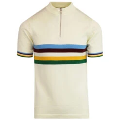 Velo Rainbow Stripe Cycling Top (B) -Trendify Shop madcap england rainbow cycling top white 3 59752.1661267015