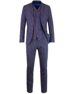 Mod 3 Button Regatta Stripe Blazer -Trendify Shop madcap england regatta stripe suit 5 75777.1661268220