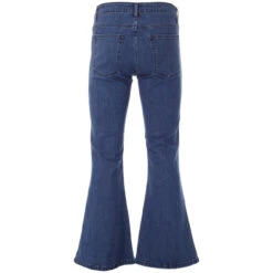 Rock 70s Blue Stitch Flares (BW) -Trendify Shop madcap england rock flares stonewash dark stitch 1 38052.1661261055