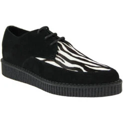 Rocket 50s Zebra Brothel Creepers -Trendify Shop madcap england rocket zebra creepers 4 08607.1661266660