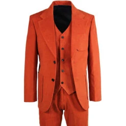 Montana Retro 70s Cord Blazer RUST -Trendify Shop madcap england rust cord suit close up 1 73555.1661260502 1