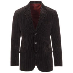 Serge Mod Velvet Pinstripe Blazer -Trendify Shop madcap england serge velvet pinstripe blazer 4 89704.1661263943