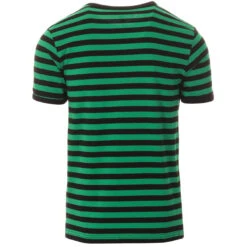 Retrorocket Mod S/S Stripe Tee G/B -Trendify Shop madcap england ss retrorocket tee black green 1 96798.1661261311