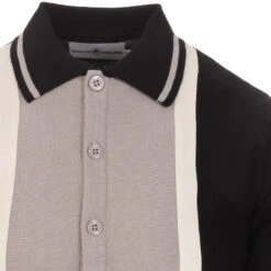 Marriott Suede Men's Mod Polo Cardigan - Zinfandel -Trendify Shop madcap england suede marriott polo black 2 98285.1661264100 2