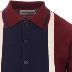 Marriott Suede Men's Mod Polo Cardigan - Zinfandel -Trendify Shop madcap england suede marriott polo zinfandel 2 17443.1661264087 2