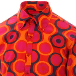Trip Psych-Out Circle Mod Shirt B/M 35 Trip Psych-Out Circle Mod Shirt B/M -Trendify Shop madcap england trip op art mod target shirt orange 2 25936.1661265467