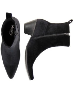 Velvet Casbah Cuban Chelsea Boots B -Trendify Shop madcap england velvet casbah boots black 1 11282.1661269769 1