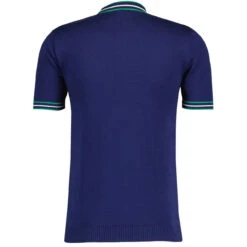 Wilson Pointelle Knit Mod Mock Turtleneck Tipped Tee In Zinfandel -Trendify Shop madcap england wilson ss tipped knit top navy mc1041 11 21401.1693991705 1