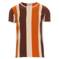 Winston Mod Stripe Grandad Top (O) -Trendify Shop madcap england winston stripe grandad tee 3 29441.1661263879