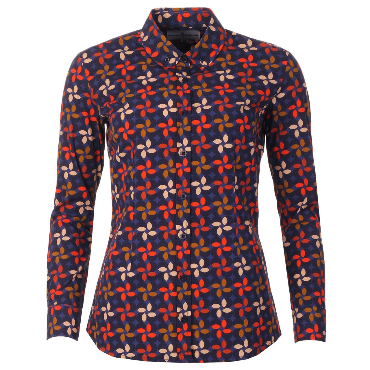 Celia Retro Petals MADCAP Mod Penny Collar Shirt 5 Celia Retro Petals MADCAP Mod Penny Collar Shirt - Image 3