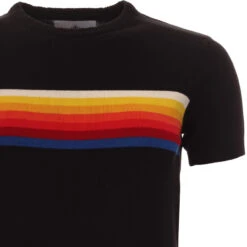 Britpop Women's Retro Rainbow Top -Trendify Shop madcap england womens britpop top black 2 72619.1661262513
