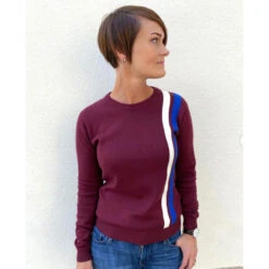 Mod Women's Racing Jumper ZINFANDEL -Trendify Shop madcap england womens racing jumper wine2 04732.1661266486 4
