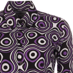 Cosmic Womens Mod Op Art Shirt (RL)