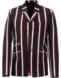 Hapshash Mod Retro Boating Blazer -Trendify Shop madcap hapshash blazer black 01 66605.1661269820