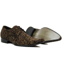 Jag Retro Sixties Mod Mens Paisley Winklepickers B -Trendify Shop madcap jag paisley winklepickers brown1 73669.1661272407