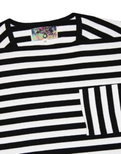 King Bee Mod Atom Neck Stripe Tee