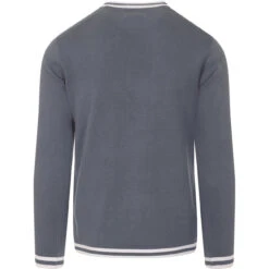 LS Moon Mod Tipped Knit Jumper (B) -Trendify Shop madcap moon longsleeve top flintstone back 49391.1661260833 4