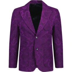 Paisley Montana Retro 70s Blazer P -Trendify Shop madcap paisley cord blazer purple front 11637.1664290858