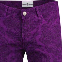 Killer Retro 70s Cord Flares (Rust) -Trendify Shop madcap paisley flares purple detail 67965.1679070840 9
