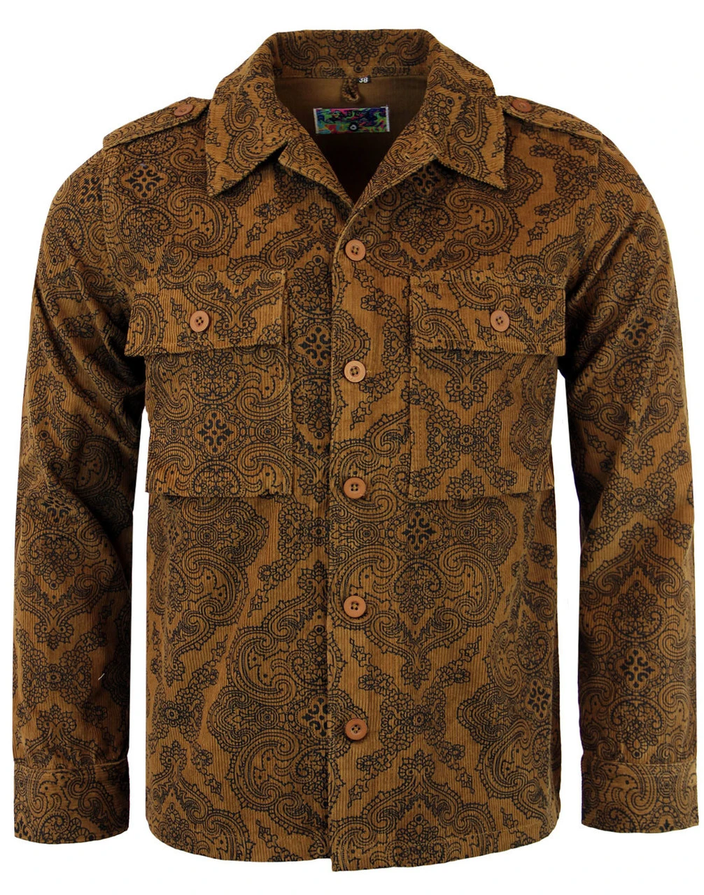 Paisley Lennon 60s Mod Cord Jacket 5 Paisley Lennon 60s Mod Cord Jacket - Image 3