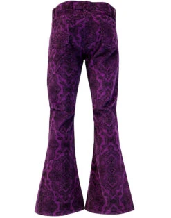 Paisley Rave 70s Denim Bellbottoms -Trendify Shop madcap paisley rave flares purple 2 78543.1661270130 1