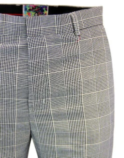 Jagger Retro POW Bellbottom Flares -Trendify Shop madcap pow check bellbottoms 4 31183.1661271875