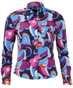 Rocket Retro Paisley Clouds Shirt -Trendify Shop madcap rocket shirt 4 49389.1661272347