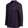 Backbeat Double Breasted Blazer (P) -Trendify Shop madcap stripe db boating blazer purple back 84726.1665050574