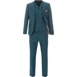 Mod Mohair Tonic Suit Jacket (Teal) -Trendify Shop madcap suit blazer teal set 45444.1661264883