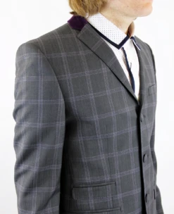 Tailored By Mod Check Suit Jacket -Trendify Shop madcap check 3 pce suit71 25322.1661273170