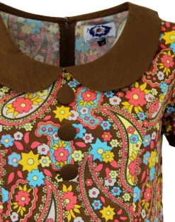 Dollierocker Paisley Mod Dress B