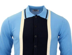 Marriott Suede Mod Polo Cardigan BG -Trendify Shop madcap england suede marriott blue3 20047.1661272861 3