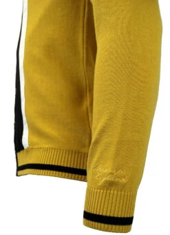 Marriott Suede Mod Polo Cardigan NR -Trendify Shop madcap england suede marriott mustard2 43490.1661272848