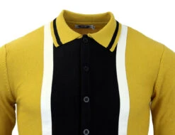 Marriott Suede Mod Polo Cardigan BM -Trendify Shop madcap england suede marriott mustard3 47969.1661272847 4