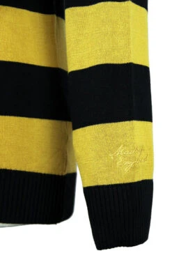 Jones 60s Mod Block Stripe Jumper W -Trendify Shop madcap jones jumper mustard1 46363.1661273547 1