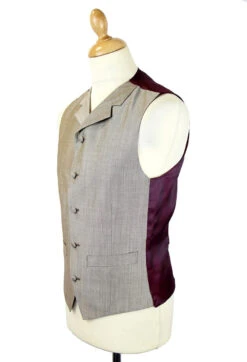 Tailored By Mod Mohair Waistcoat T -Trendify Shop madcap mod suit taupe waistcoat4 38675.1661273935