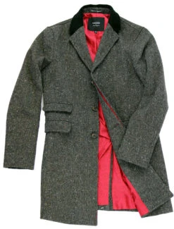 The Regent Mod Donegal Top Coat -Br -Trendify Shop madcap overcoat grey5 18456.1661273693