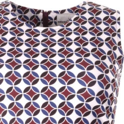 Suki 60s Circle Op Art Mod Dress -Trendify Shop madcapeng circle shift dress burg detail 15640.1661264460