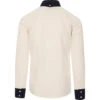 Casino Mod Two Tone BD Shirt (OW/N) -Trendify Shop madcapeng contrast shirt white back 34965.1661264587