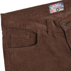 Killer Retro 1970s Corduroy Flares -Trendify Shop madcapeng cord flares brown detail 62360.1661265978 3