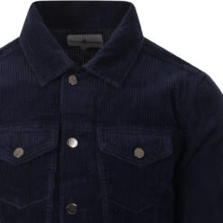 Woburn Jumbo Cord Western Jacket T -Trendify Shop madcapeng cord trucker navy detail 49277.1661264029