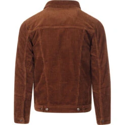 Woburn Jumbo Cord Western Jacket T -Trendify Shop madcapeng cord trucker tan back 03386.1661264015