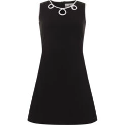 Lazy Daisy Two Tone Mod Dress (B/W)