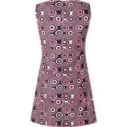Lazy Daisy Retro Mod Op Art Dress P -Trendify Shop madcapeng daisy opart dres pink back 12371.1661263494 1