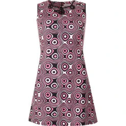 Lazy Daisy Retro Mod Op Art Dress P -Trendify Shop madcapeng daisy opart dres pink front1 23401.1661263492 1