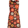 Daytripper Retro 70s Floral Dress -Trendify Shop madcapeng daytripper 70s dress brown front 11898.1676647682