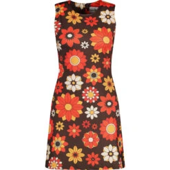 Daytripper Retro 70s Floral Dress