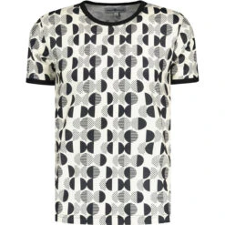 Eclipse Retro Abstract Circle Tee -Trendify Shop madcapeng eclipse tshirt bw front 34677.1678186535