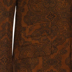 Paisley Rave Cord 3 Button Blazer T -Trendify Shop madcapeng paisley cord blazer tan detail2 32424.1661264631